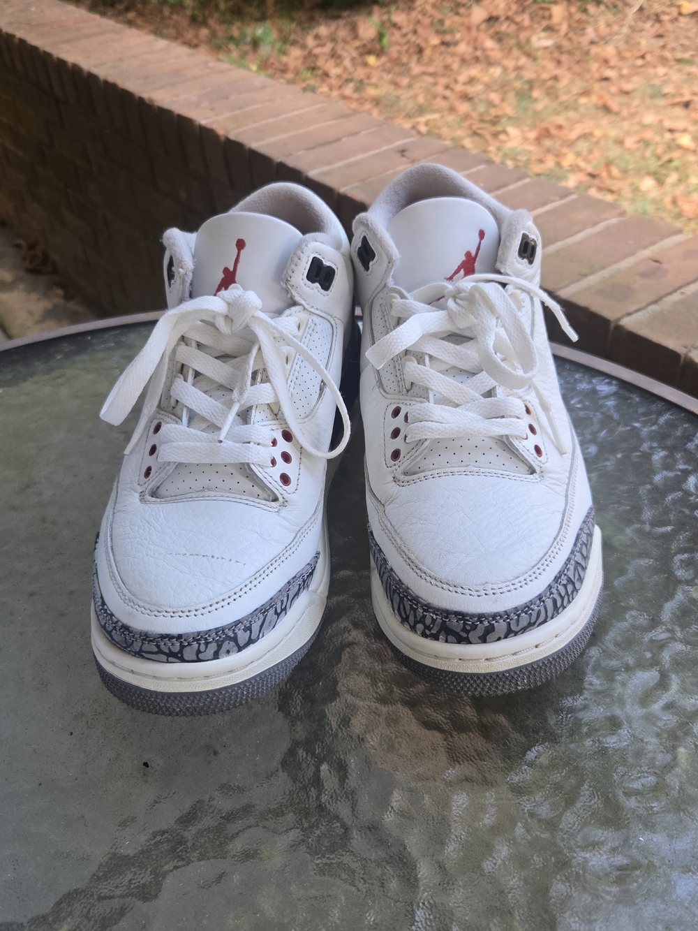 Nike Air Jordan White Sneakers Cement